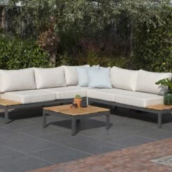 Exotan Villa All Weather Loungeset Met Hoekbank -Meubels Voor Thuis 10006434