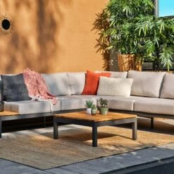 Exotan Villa All Weather Loungeset Met Hoekbank -Meubels Voor Thuis 10006467