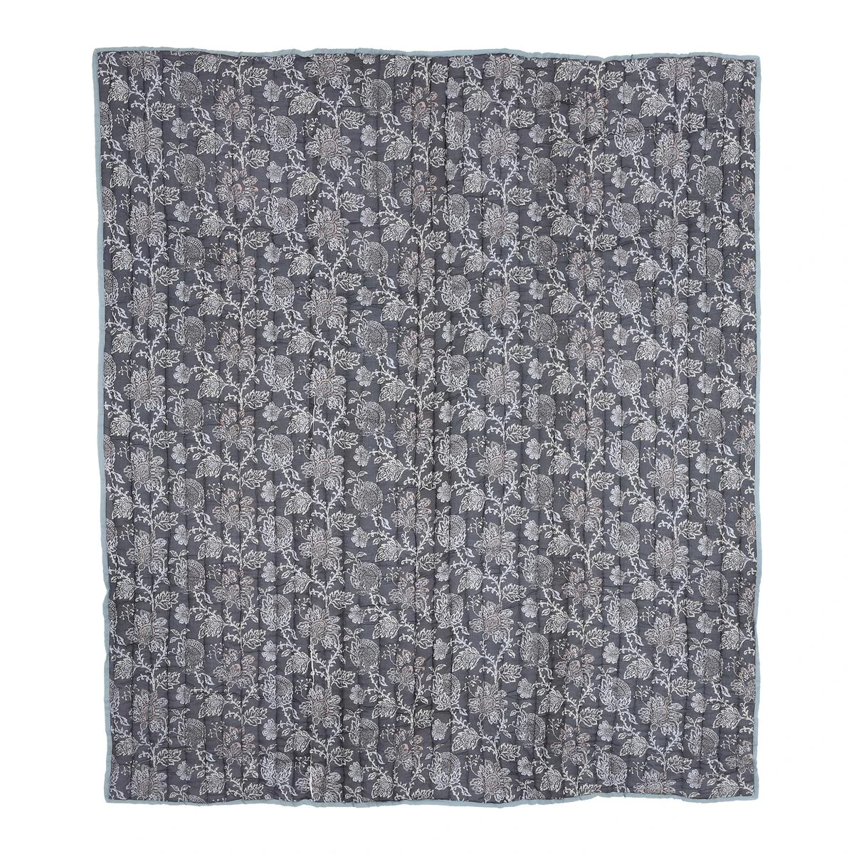 Mica Decorations Bloemen Plaid 130 X 150 Cm - Zwart 3 Mica Decorations Bloemen Plaid 130 X 150 Cm - Zwart