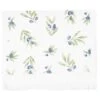 Clayre & Eef Gastendoekje 40x66 Cm Wit Blauw Katoen Olijftakken -Meubels Voor Thuis 10022241