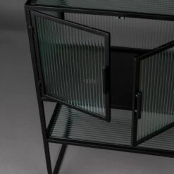 Dutchbone Boli Opbergkast - Zwart -Meubels Voor Thuis 10048462