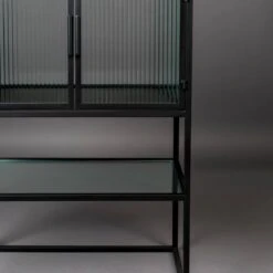 Dutchbone Boli Opbergkast - Zwart -Meubels Voor Thuis 10048465