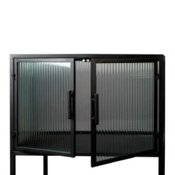 Dutchbone Boli Opbergkast - Zwart -Meubels Voor Thuis 10048470