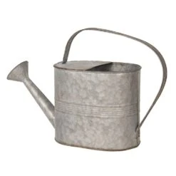 Clayre & Eef Decoratie Gieter 40x14x25 Cm Grijs Metaal Plantengieter -Meubels Voor Thuis 10049705