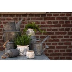 Clayre & Eef Decoratie Gieter 40x14x25 Cm Grijs Metaal Plantengieter -Meubels Voor Thuis 10049708