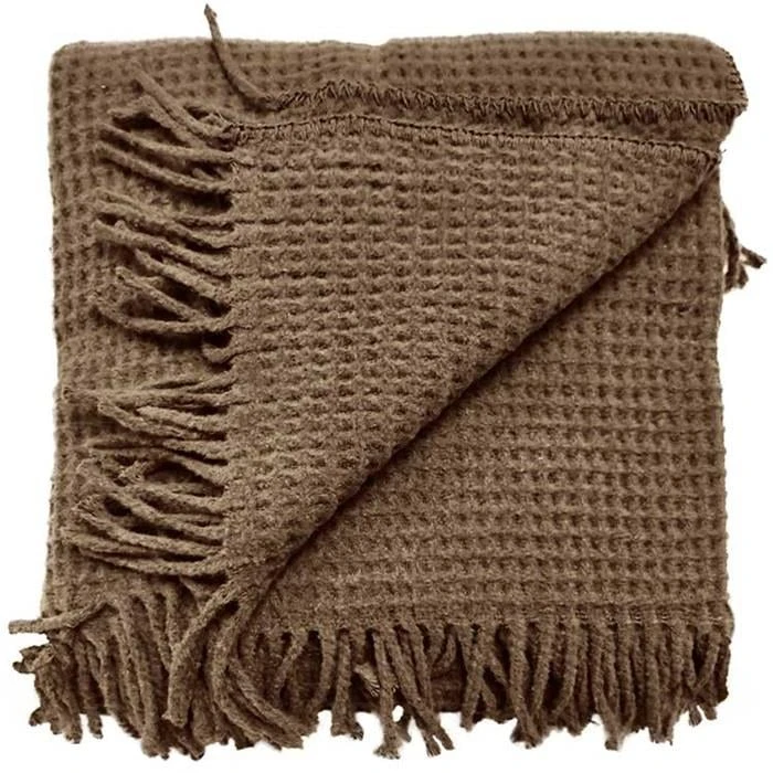 Unique Living - Plaid Selien 150x200cm Bison Brown 3 Unique Living - Plaid Selien 150x200cm Bison Brown