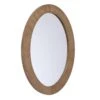 LW Collection Wandspiegel 56x76cm Ovaal Hout 1 LW Collection Wandspiegel 56x76cm Ovaal Hout -Meubels Voor Thuis 10066208