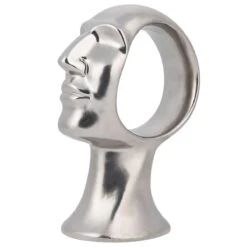 Beliani - TAXILA - Decofiguur - Zilver - Keramiek