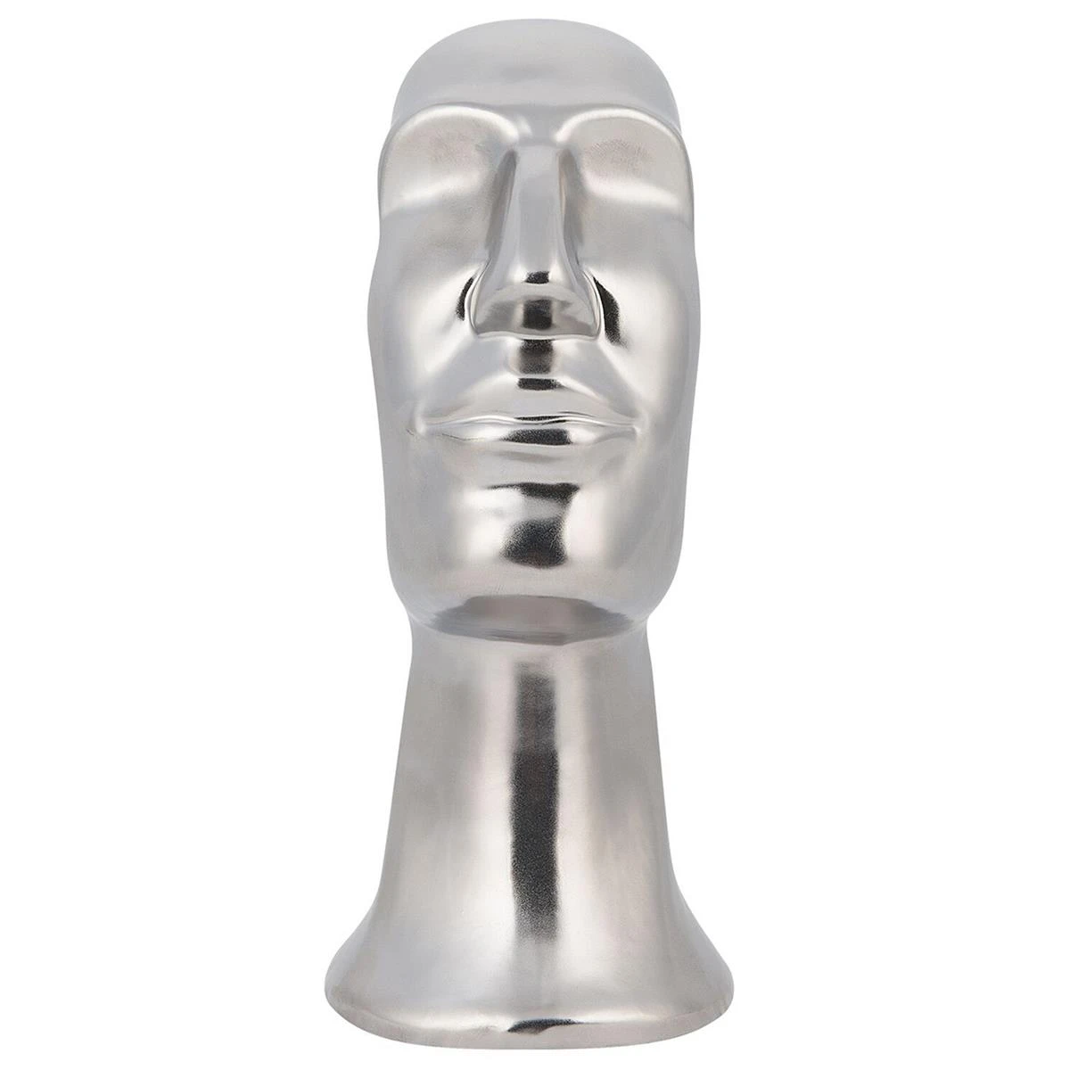 Beliani - TAXILA - Decofiguur - Zilver - Keramiek 6 Beliani - TAXILA - Decofiguur - Zilver - Keramiek - Afbeelding 4