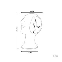 Beliani - TAXILA - Decofiguur - Zilver - Keramiek 19 Beliani - TAXILA - Decofiguur - Zilver - Keramiek -Meubels Voor Thuis 10075232