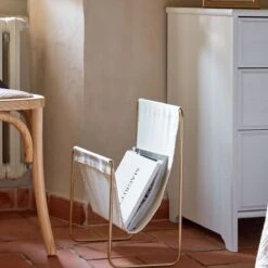 Kave Home Siana Tijdschriftenhouder - Beige -Meubels Voor Thuis 10079948