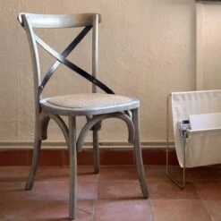 Kave Home Siana Tijdschriftenhouder - Beige -Meubels Voor Thuis 10079953