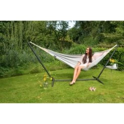 Tropilex® Hangmat Met Standaard Eénpersoons Easy & Natural Blue Blauw 13 Tropilex® Hangmat Met Standaard Eénpersoons Easy & Natural Blue Blauw -Meubels Voor Thuis 10090584