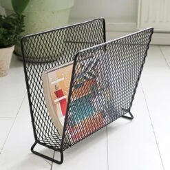 Puhlmann Stand Tijdschriftenrek - Matzwart -Meubels Voor Thuis 10096287