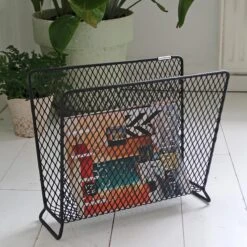 Puhlmann Stand Tijdschriftenrek - Matzwart -Meubels Voor Thuis 10096289