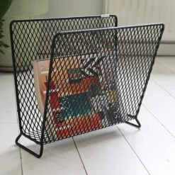 Puhlmann Stand Tijdschriftenrek - Matzwart -Meubels Voor Thuis 10096292