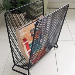 Puhlmann Stand Tijdschriftenrek - Matzwart -Meubels Voor Thuis 10096295