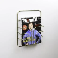 LOFT42 Rowan Tijdschriftenrek - Goud - Metaal -Meubels Voor Thuis 10101226