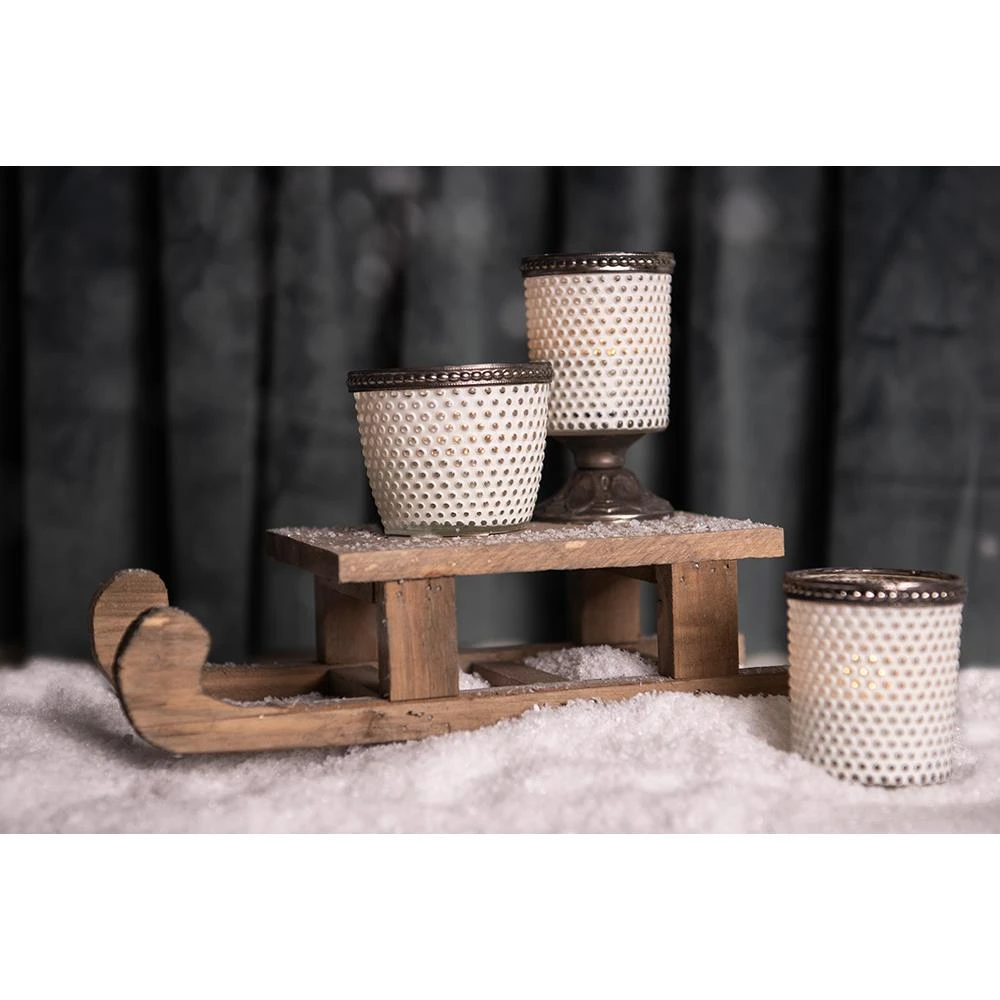 Clayre & Eef Decoratie Slee 25x12x6 Cm Bruin Hout 5 Clayre & Eef Decoratie Slee 25x12x6 Cm Bruin Hout - Afbeelding 3
