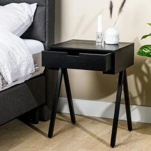 Hoyz Collection - Nachtkastje M340 Zwart - 45x40x60 5 Hoyz Collection - Nachtkastje M340 Zwart - 45x40x60 - Afbeelding 3