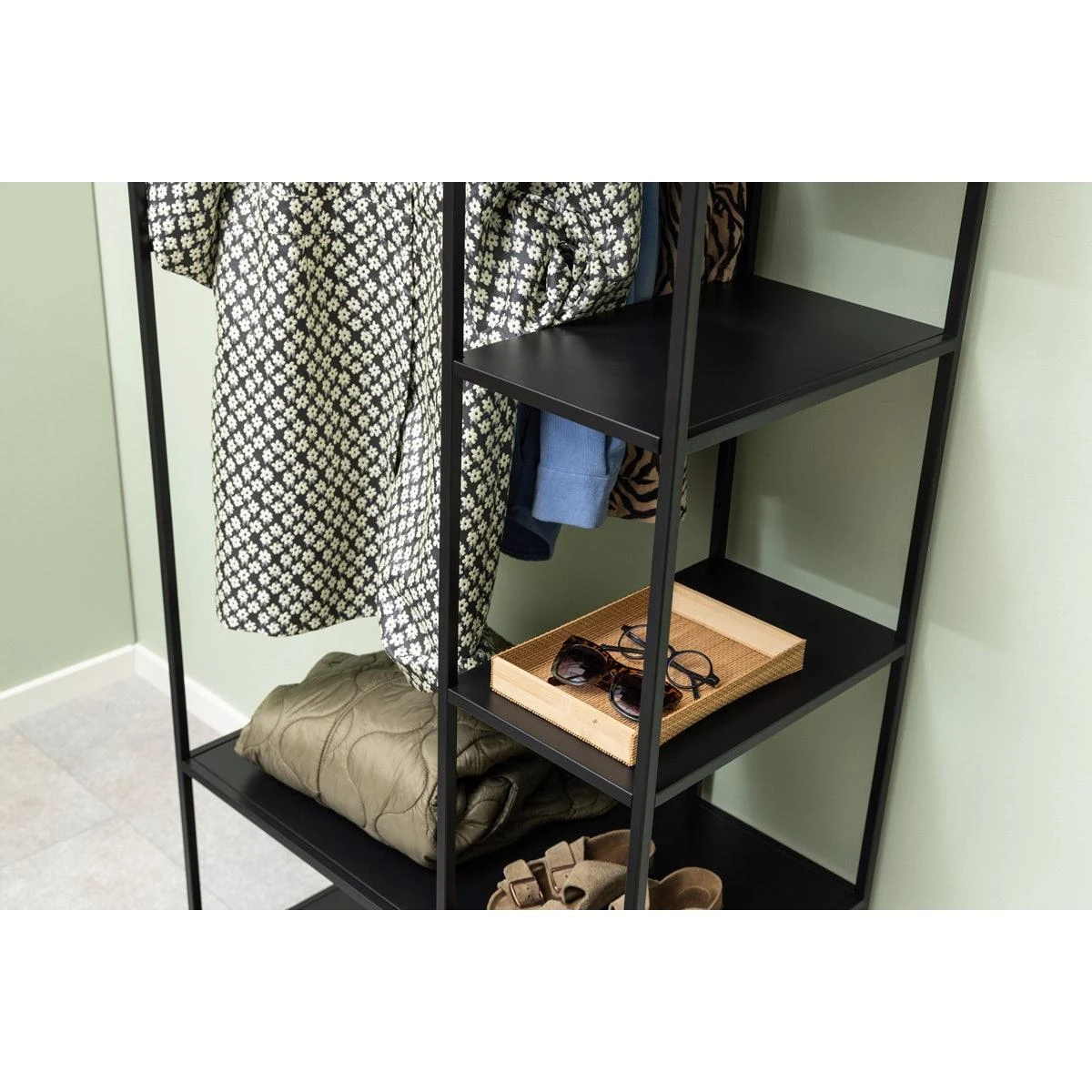 Lisomme Roy Metalen Kledingrek Zwart - 80 X 185 Cm 8 Lisomme Roy Metalen Kledingrek Zwart - 80 X 185 Cm - Afbeelding 6