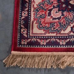 Dutchbone Bid Vloerkleed 200 X 300 Cm - Rood 18 Dutchbone Bid Vloerkleed 200 X 300 Cm - Rood -Meubels Voor Thuis 10147207
