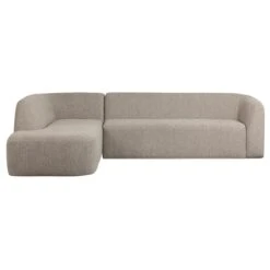 BePureHome Sloping Hoekbank Links – Naturel Melange