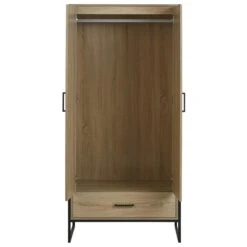 Beliani - SCHWEDT - Wandkast - Lichte Houtkleur - Vezelplaat -Meubels Voor Thuis 10160956