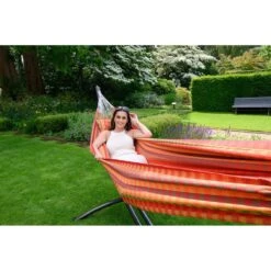 Tropilex® Hangmat Tweepersoons Premium Melon Oranje 15 Tropilex® Hangmat Tweepersoons Premium Melon Oranje -Meubels Voor Thuis 10168011