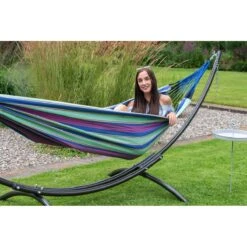 Tropilex® Hangmat Eénpersoons Cuba Blueberry Blauw 15 Tropilex® Hangmat Eénpersoons Cuba Blueberry Blauw -Meubels Voor Thuis 10173856