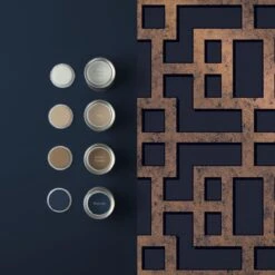 Graham & Brown - Vliesbehang - Rendo Blue & Copper - 10mx52cm -Meubels Voor Thuis 10181120