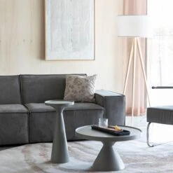 Zuiver Solar Vloerkleed Ø 200 Cm - Terra/Grijs -Meubels Voor Thuis 10188590