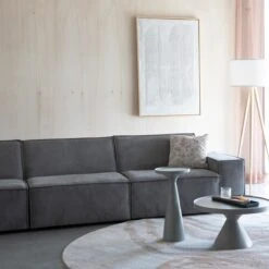 Zuiver Solar Vloerkleed Ø 200 Cm - Terra/Grijs -Meubels Voor Thuis 10188592