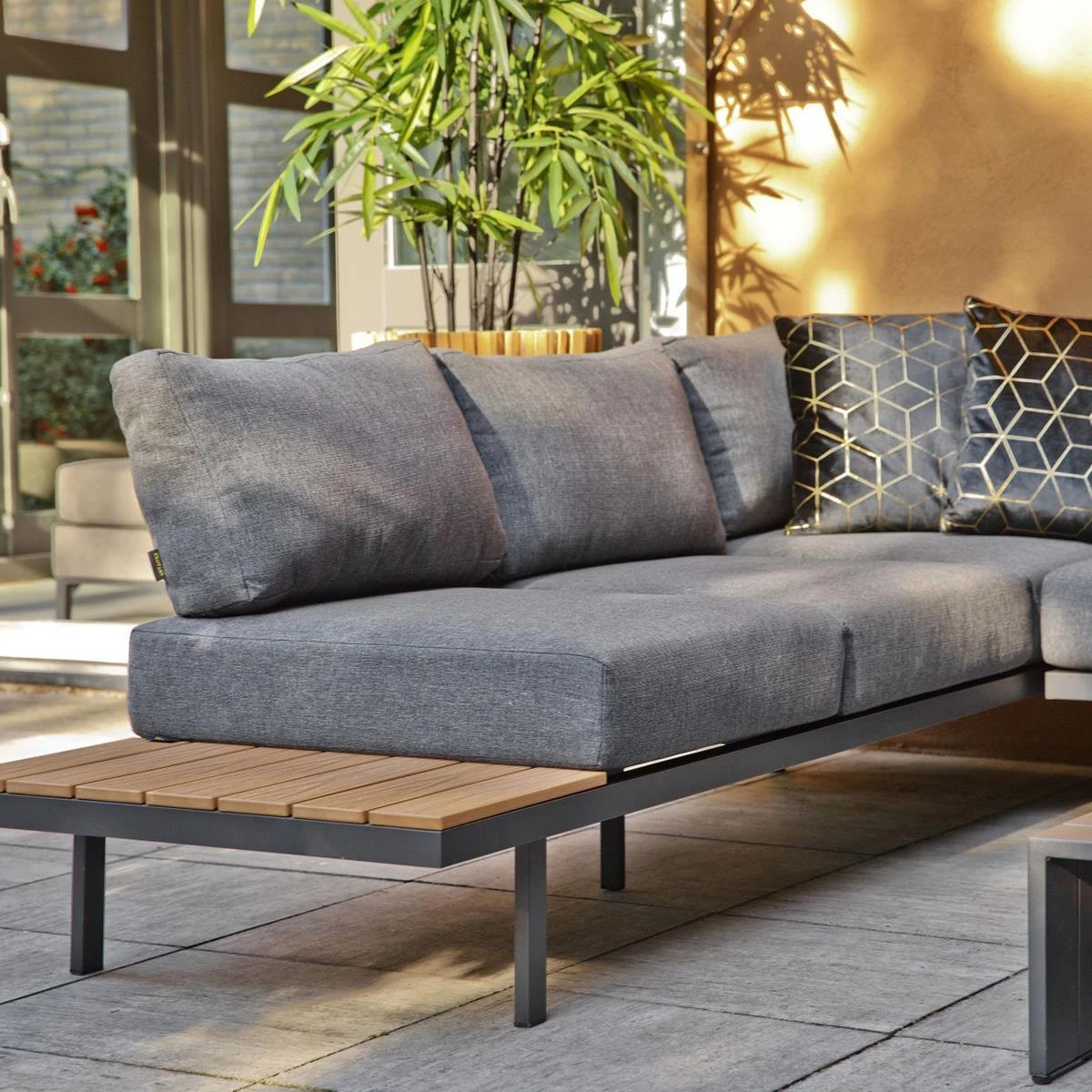 Exotan Bari Platform Loungeset - Grijs 8 Exotan Bari Platform Loungeset - Grijs - Afbeelding 6