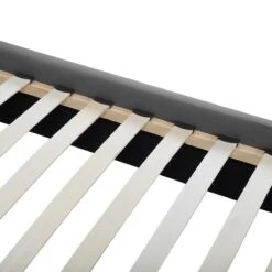 Beliani - LUBBON - Tweepersoonsbed - Grijs - 160 X 200 Cm - Fluweel 21 Beliani - LUBBON - Tweepersoonsbed - Grijs - 160 X 200 Cm - Fluweel -Meubels Voor Thuis 10224695