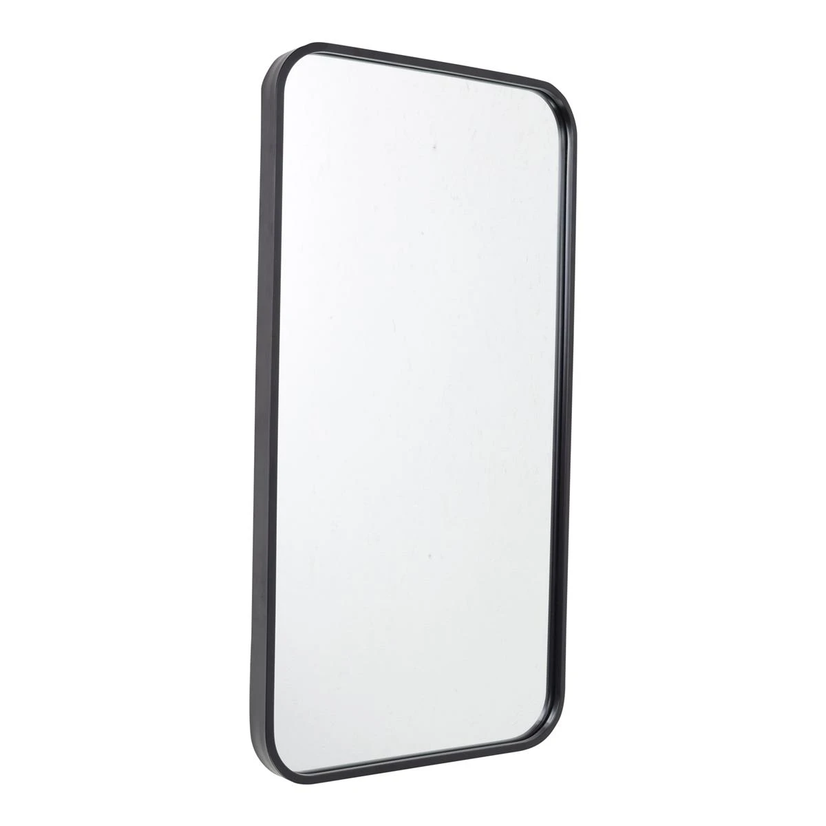 Fragix Boston Wandspiegel Rechthoekig 75x40cm Zwart 3 Fragix Boston Wandspiegel Rechthoekig 75x40cm Zwart