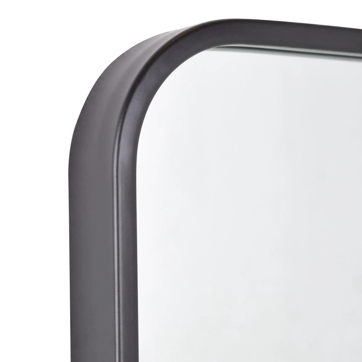 Fragix Boston Wandspiegel Rechthoekig 75x40cm Zwart 4 Fragix Boston Wandspiegel Rechthoekig 75x40cm Zwart - Afbeelding 2