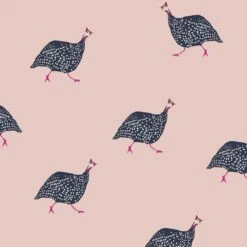 Joules Vliesbehang | Guinea Fowl Blush