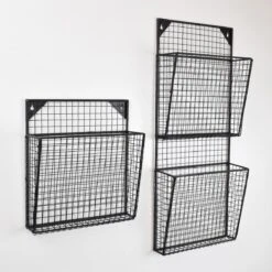 LOFT42 Maggy Gaas Tijdschriftenrek Large - Metaal - Zwart - 2 Vaks -Meubels Voor Thuis 10260574