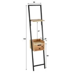 Duverger Duplex - Nachtkastje - Acacia - Naturel - 1 Lade - Hoog - 17 Duverger Duplex - Nachtkastje - Acacia - Naturel - 1 Lade - Hoog - -Meubels Voor Thuis 10289915