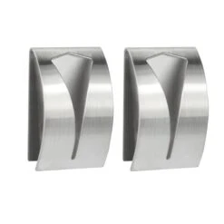 QUVIO Handdoekenhouder Zelfklevend RVS - Set Van 2