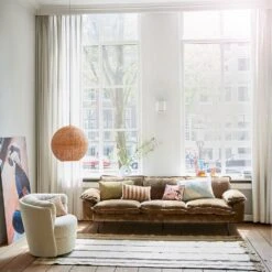 HKliving Retro Sofa 4-zitsbank -Meubels Voor Thuis 10353631