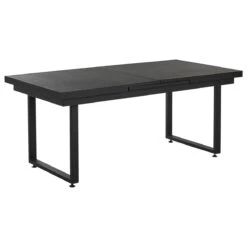 Beliani - VALCANETTO|TAVIANO - Tuinset Voor 6 - Zwart - Aluminium 14 Beliani - VALCANETTO|TAVIANO - Tuinset Voor 6 - Zwart - Aluminium -Meubels Voor Thuis 10360439