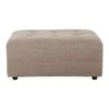 HKliving Vint Bank Element - Hocker - Taupe -Meubels Voor Thuis 10365476