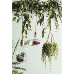 Mica Decorations Fittonia Kunst Hangplant In Pot - H80 Cm - Groen -Meubels Voor Thuis 10384024