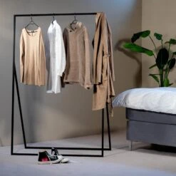 Giga Meubel - Kledingrek Marcos Zwart -Meubels Voor Thuis 10395932