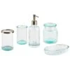 Beliani - AMARGA - Badkamerset - Groen - Glas 1 Beliani - AMARGA - Badkamerset - Groen - Glas -Meubels Voor Thuis 10402944