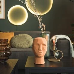 HKliving Abstract Hoofd Sculptuur 14 HKliving Abstract Hoofd Sculptuur -Meubels Voor Thuis 10412245