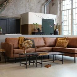 BePureHome Rodeo Hoekbank Rechts - Eco-leder - Coganc -Meubels Voor Thuis 10416688