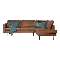 BePureHome Rodeo Hoekbank Rechts - Eco-leder - Coganc -Meubels Voor Thuis 10416697